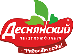 Заказать компания «деснянский пищекомбинат» в Брянске: клиент ПЕЧАТЬ32 и заказчик полиграфической продукции; логотип клиента типографии, кадр 5 для «Нам доверяют на главной странице»